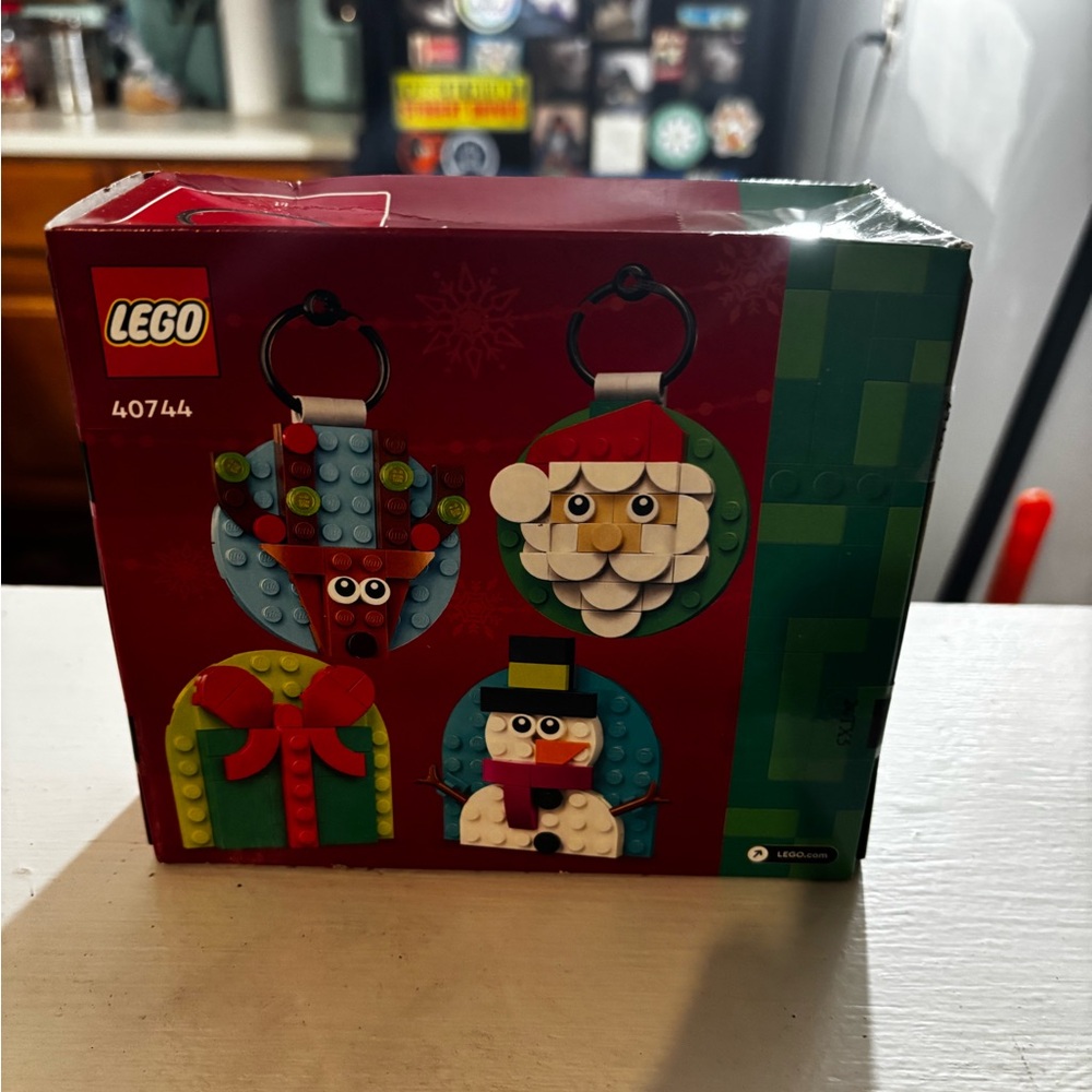 LEGO Festive Ornament Building Set - Red, Green, Blue